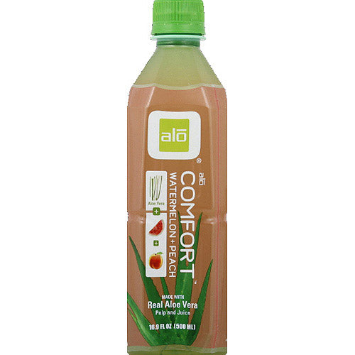 Alo - Aloe Vera Juice Drink Comfort Watermelon + Peach, 16.9 Oz | Pack of 12 Cheap