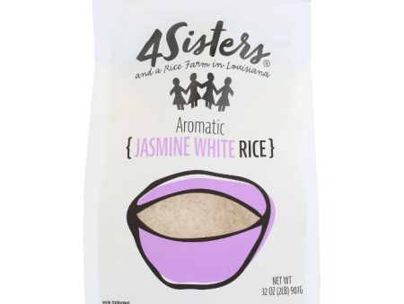 4 Sisters - Long Grain Jasmine Rice, 2 Lb - Pack of 6 Online Sale