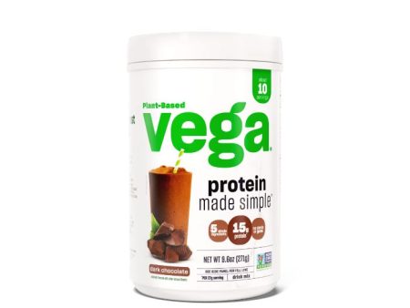 Vega Protein Simple Dark Chocolate 9.6 OZ - Pack of 1 Supply