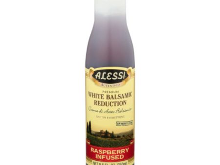 Alessi - White Raspberry Balsamic Vinegar Reduction, 8.5 Oz - Pack of 6 Sale