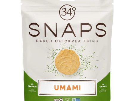 34 Degrees - Umami Snaps Snack, 3.2 Oz Online Sale