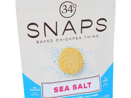 34 Degrees - Sea Salt Snaps, 3.2 Oz Online