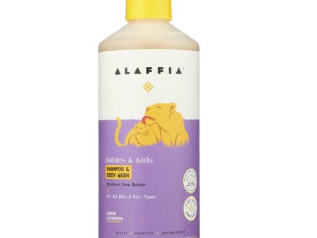 Alaffia - Shampoo & Body Kids Lemon Lavender, 16 Fo - Pack of 1 Fashion