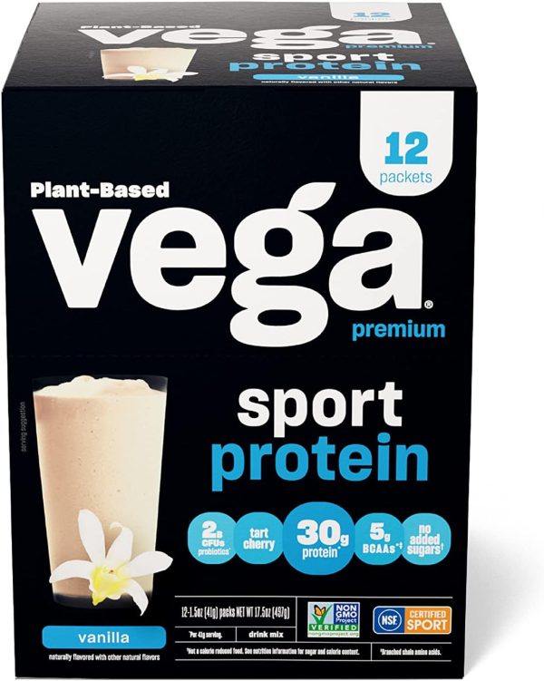 Vega Sport Protein Vanilla Pkt 1.5 Oz - Pack Of 12 For Discount