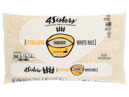 4 Sisters - White Long Grain Rice, 2 Lb - Pack of 18 Discount