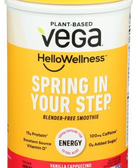 Vega Plant Protein Energy Vanilla Cap 13.8 Oz - Pack Of 1 Cheap