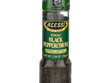 Alessi - Black Peppercorn, 2.64 Oz - Pack of 6 on Sale