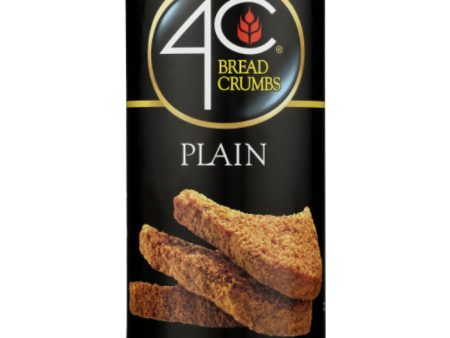 4C Foods - Bread Crumbs Plain, 15 Oz - Pack of 6 Supply