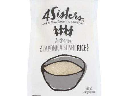 4 Sisters - Short Grain Japonica Rice, 2 Lb - Pack of 6 Sale