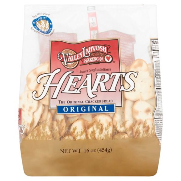 Valley Lahvosh Cracker Heart Orgnl 16 Oz - Pack Of 10 Online Sale