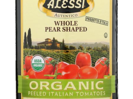 Alessi - Organic Peeled Tomato, 28 Oz - Pack of 12 on Sale