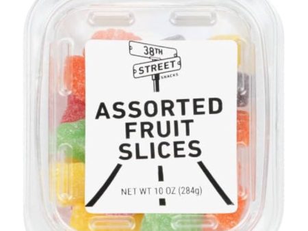 38th Street - Fruit Assorted Slices Tub, 10 Oz - Pack of 12 Online