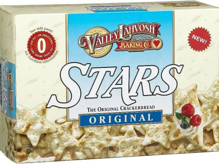 Valley Lahvosh Cracker Star Original 4.5 Oz - Pack Of 12 For Discount