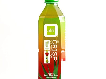 Alo - Crisp Fuji Apple and Pear Aloe Vera Drink, 16.9 oz | Pack of 12 Online