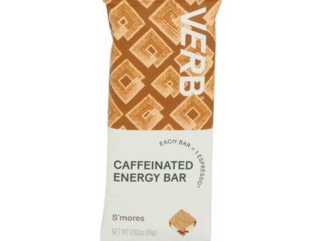 Verb Energy - S Mores Caffeinated Snack Bars 0.92 OZ - Pack of 16 For Cheap