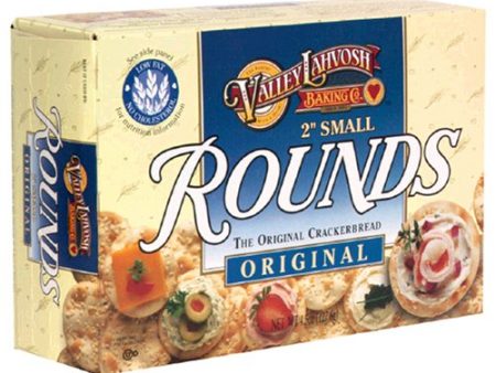 Valley Lahvosh Cracker Round 2in Original 4.5 Oz - Pack Of 12 For Discount