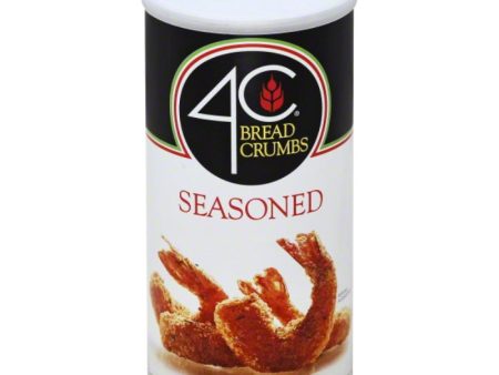 4C Foods - Bread Crumbs Seasoned, 15 Oz - Pack of 6 For Sale