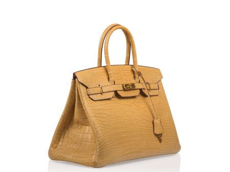 Birkin 35 Hermes - Mais - Matte Porous Crocodile Fashion