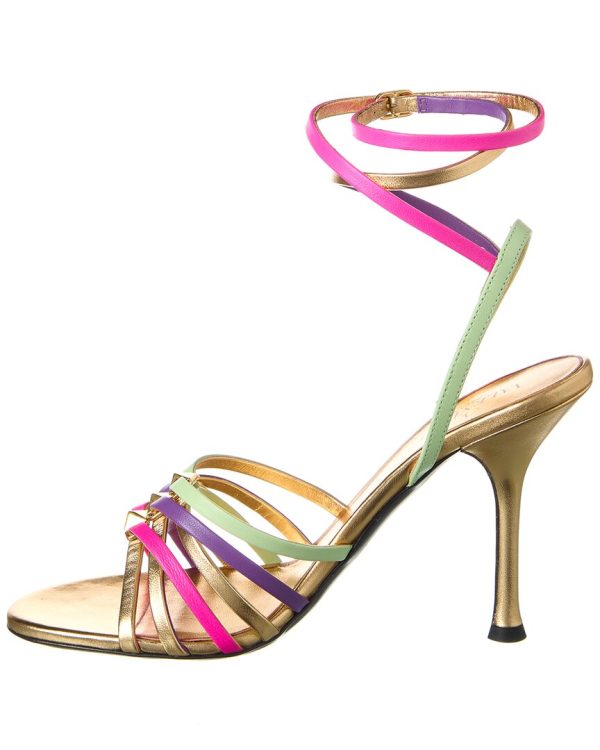 Valentino Rockstud 100 Leather Sandal For Cheap