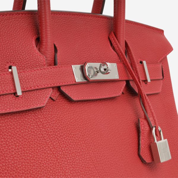 Hermes Birkin 30 - Rouge Vif Togo on Sale