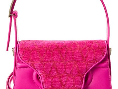 Valentino Toile Iconographe Le Grand Deuxieme Petite Leather Shoulder Bag Sale