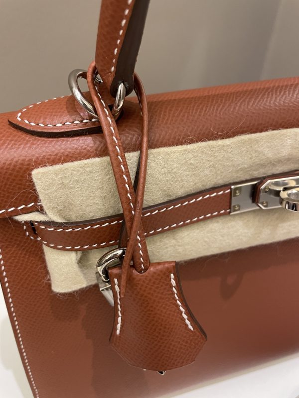 Hermes Kelly Sellier 25 Sienne Epsom Hot on Sale