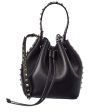 Valentino Rockstud Grainy Leather Bucket Bag Online Hot Sale