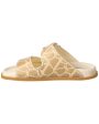 Valentino Vlogo Raffia & Leather Sandal Online Hot Sale