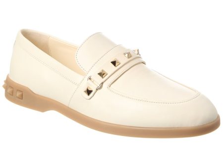 Valentino Leisure Flows Leather Loafer Online now