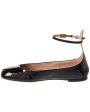 Valentino Tan Go Patent Flat on Sale