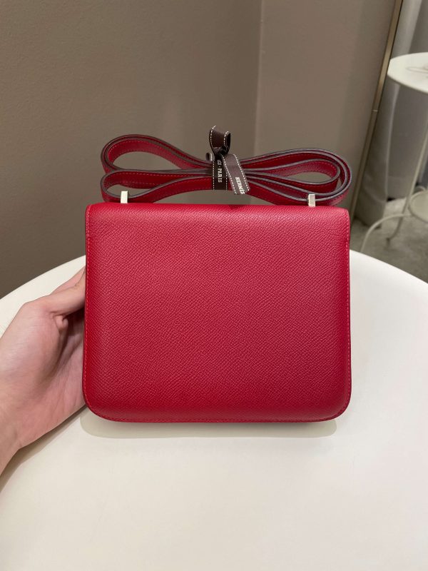 Hermes Constance 18 Rouge Casaque Epsom Sale