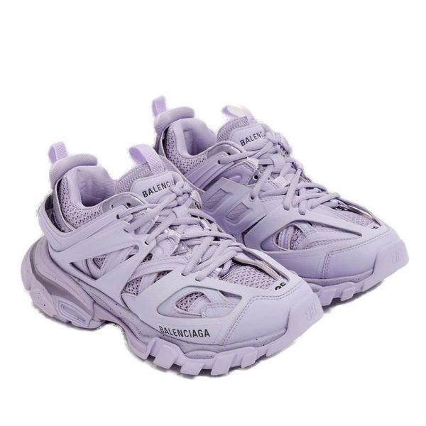 Balenciaga Women s Mesh Track Sneakers in Lilac Purple Sale