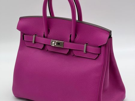 Hermes Birkin 25 Verso Magnolia   Capucine Novillo Leather Cheap