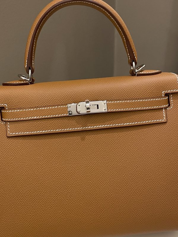 Hermes Kelly Sellier 25 Gold Epsom Online