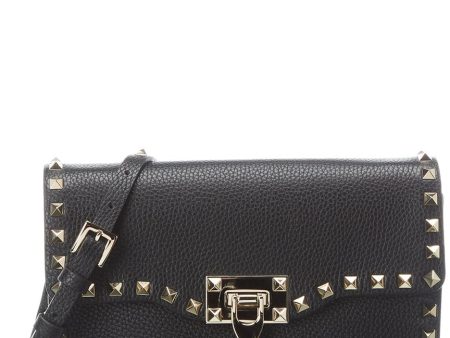 Valentino Rockstud Small Grainy Leather Crossbody Fashion