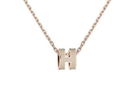 24Ss Hermes Pop-Ache Mini Necklace Pendant Mini Pop H New Gold New Gold Stk Cheap