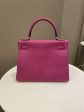 Hermes Kelly 28 Rose Pourpre Clemence Online Sale