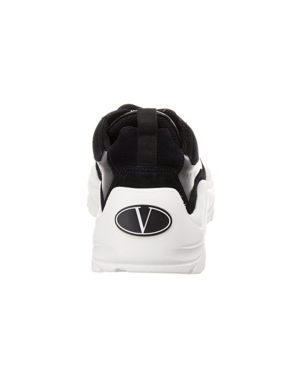 Valentino Leather & Suede Sneaker Supply