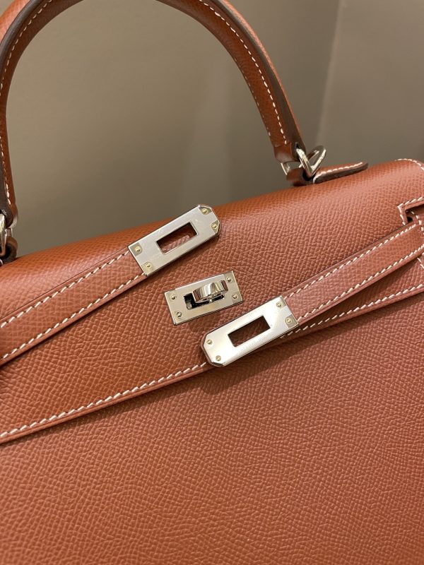 Hermes Kelly Sellier 25 Sienne Epsom Hot on Sale