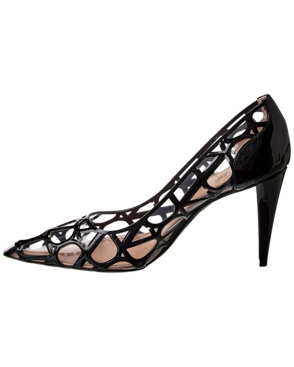 Valentino Vlogo 90 Vinyl & Patent Pump Hot on Sale