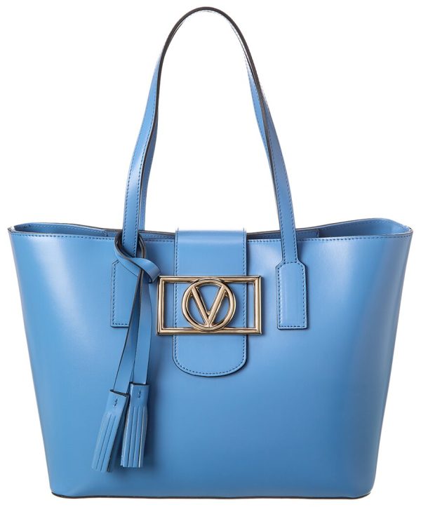 Valentino By Mario Valentino Marion Leather Tote Online Sale