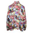 Balenciaga Women s Silk Jacquard Blouse Shirt Multicolor Online