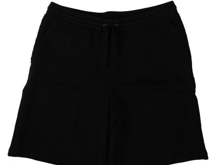 VALENTINO Black Studded Fianchi Bermuda Sweatshorts Sale