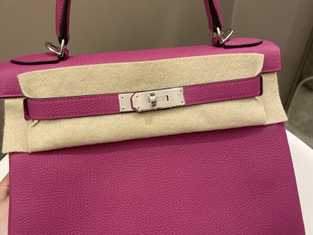 Hermes Kelly 28 Rose Pourpre Clemence Online Sale