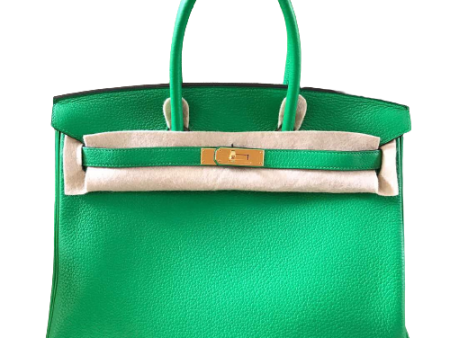 Hermes birkin 25cm bambou clemence gold hardware For Cheap