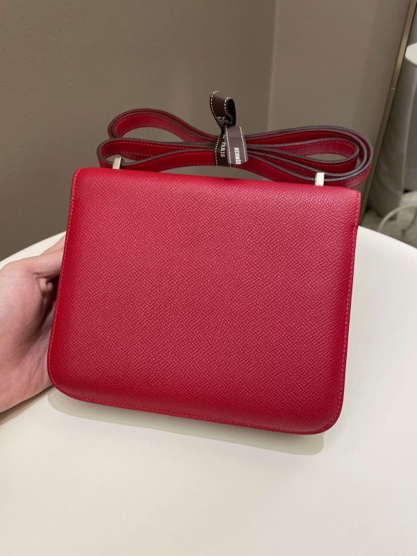 Hermes Constance 18 Rouge Casaque Epsom Sale