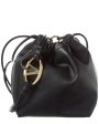 Valentino Sac Vlogo Pouf Leather Bag For Cheap