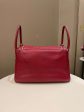 Hermes Lindy 30 Rouge Garance Clemence Fashion