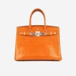 Hermes Birkin 30 - Orange Porosus Crocodile Lisse For Discount