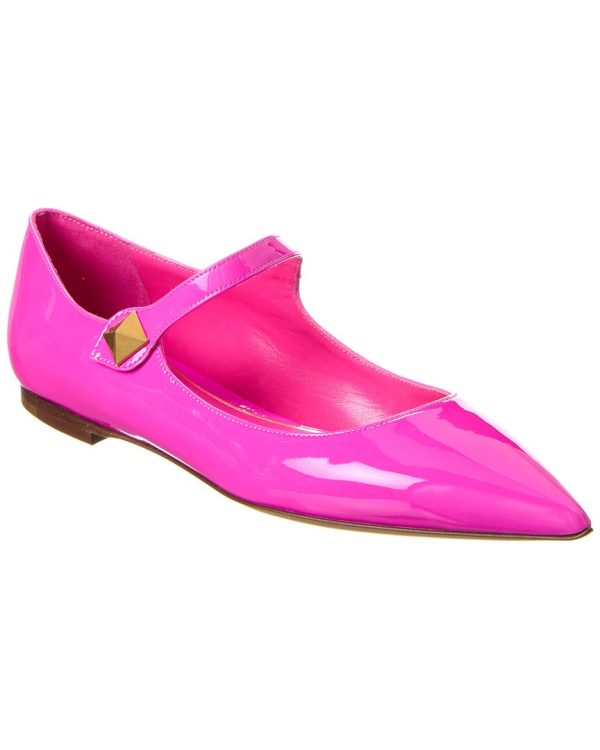 Valentino Tiptoe Patent Flat Online Sale